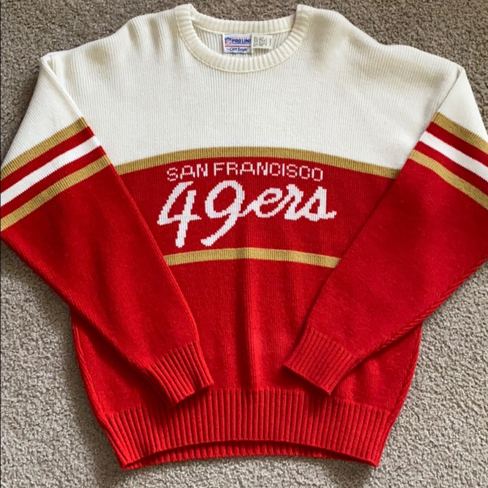 Vintage 90’s NFL SAN FRAN 49ers Sweater Size XL